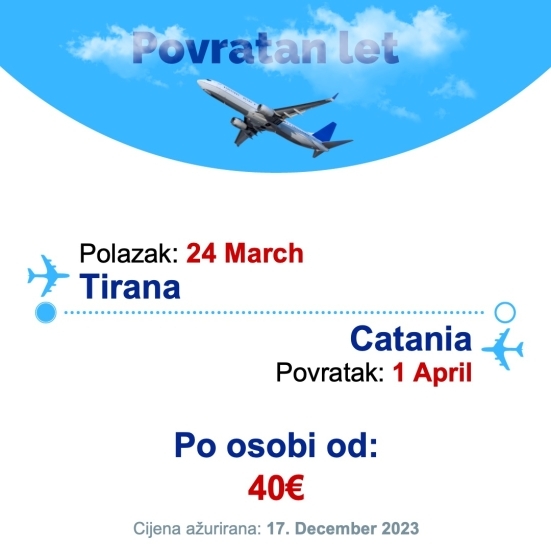 24 March - 1 April | Tirana - Catania