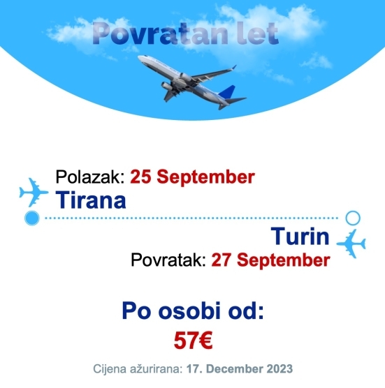 25 September - 27 September | Tirana - Turin