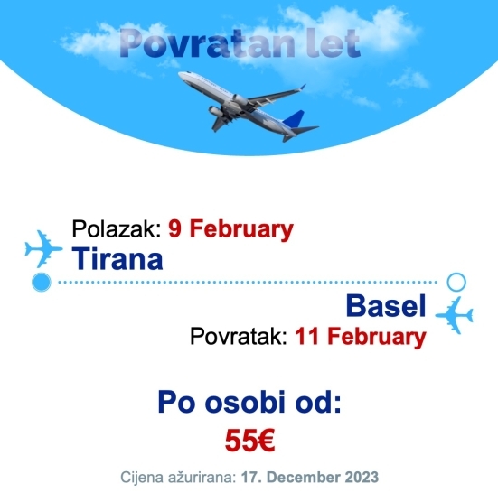 9 February - 11 February | Tirana - Basel