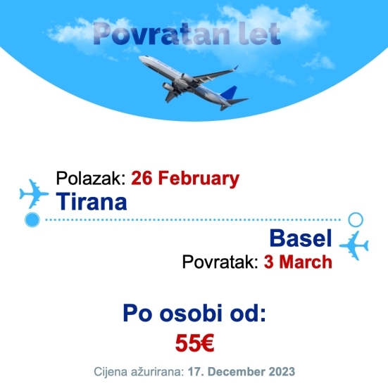 26 February - 3 March | Tirana - Basel