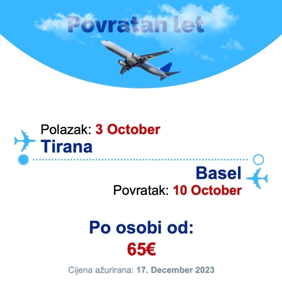 3 October - 10 October | Tirana - Basel