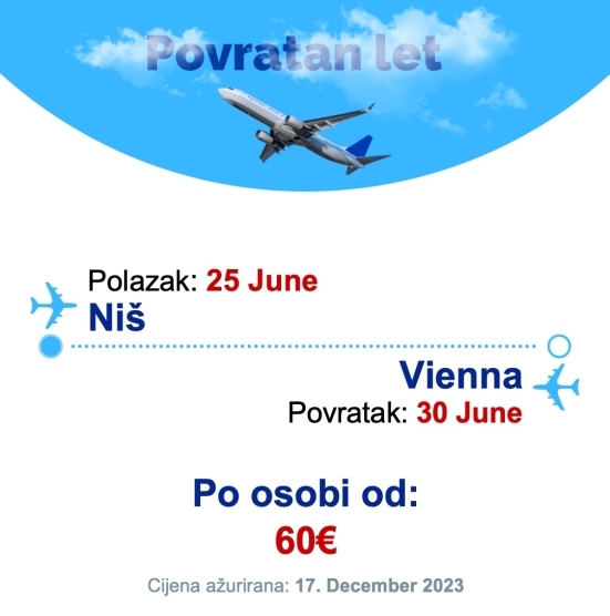 25 June - 30 June | Niš - Vienna