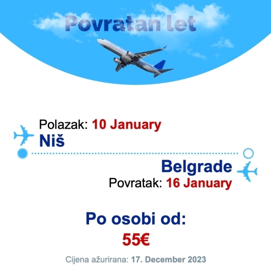 10 January - 16 January | Niš - Belgrade