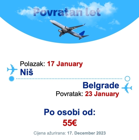 17 January - 23 January | Niš - Belgrade