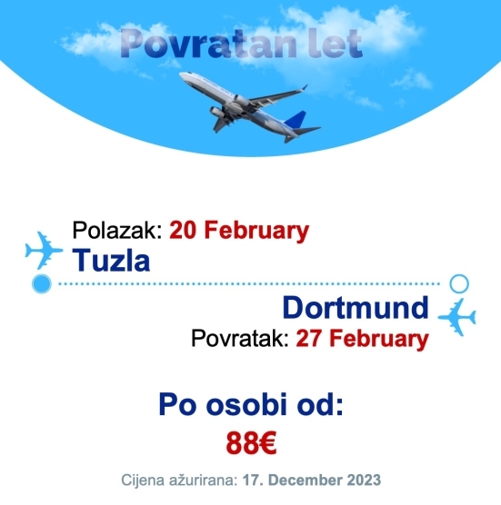 20 February - 27 February | Tuzla - Dortmund