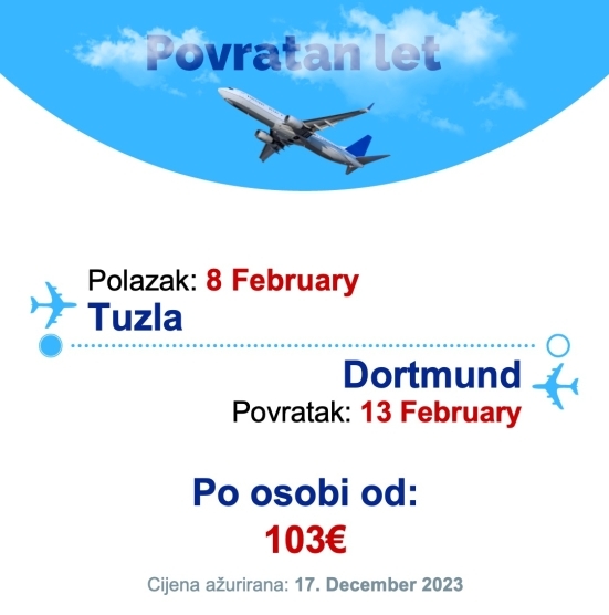 8 February - 13 February | Tuzla - Dortmund