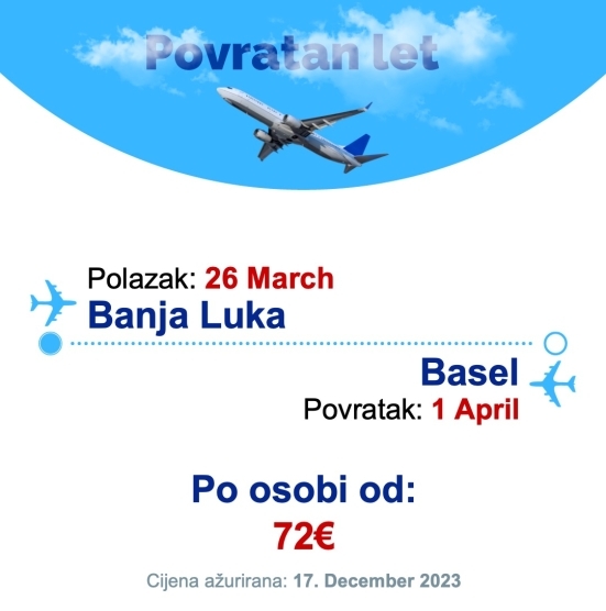 26 March - 1 April | Banja Luka - Basel