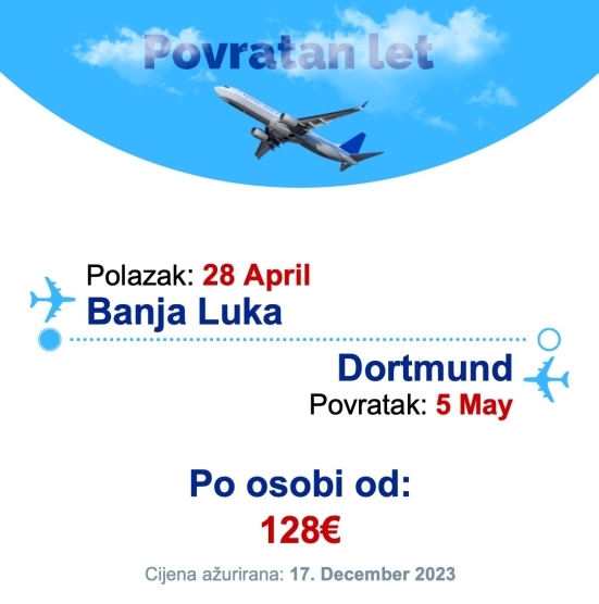 28 April - 5 May | Banja Luka - Dortmund