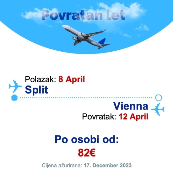 8 April - 12 April | Split - Vienna