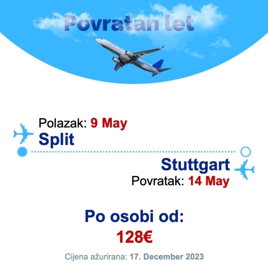 9 May - 14 May | Split - Stuttgart