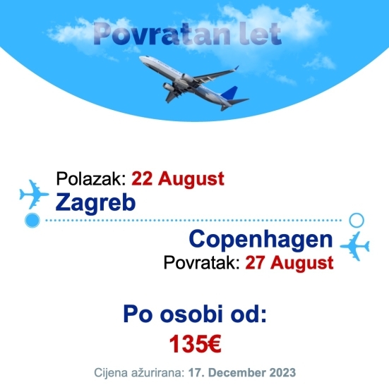 22 August - 27 August | Zagreb - Copenhagen